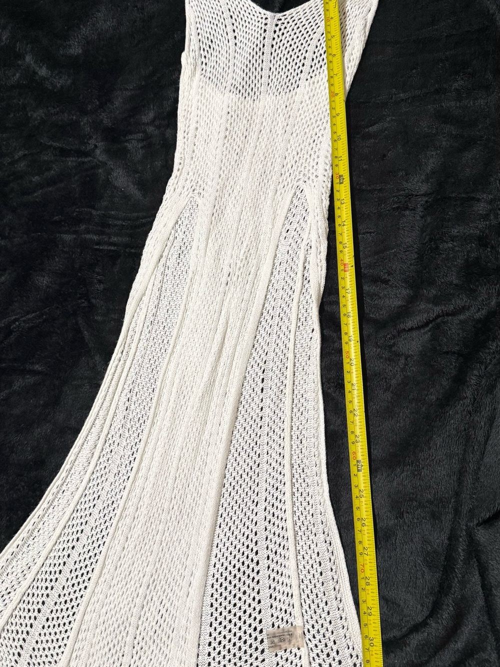 White Knit Swim Coverup Dress - Lightweight Beach Coverup